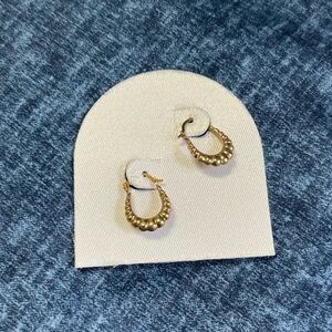 10k gold earrings brand new jcpenny hoop earrings
